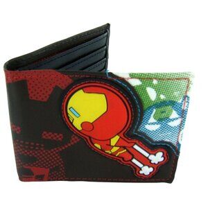 Iron Man Marvel Kawaii Bifold Wallet ID Card Holder